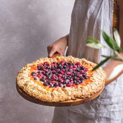 Rustic Summer Galette & Tips for better food photography from Lenka's Lense