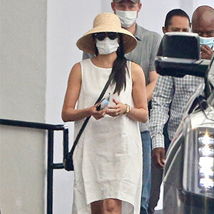 meghan markle green linen dress White Royal Toscana Linen Dress main image 0