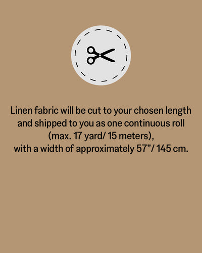 Wide Medium Weight Cut-to-size Linen Fabric | MagicLinen