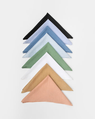 Linen Bandana in Peach - MagicLinen