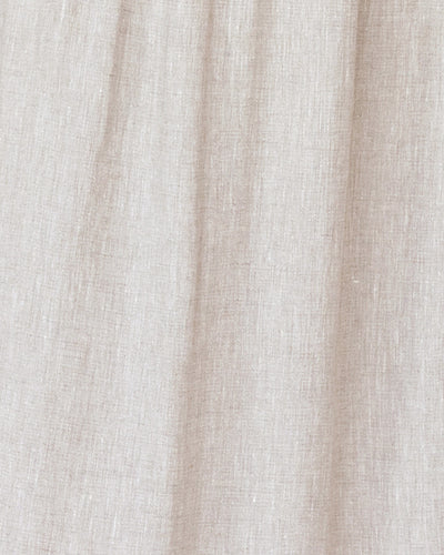 Natural melange medium weight linen fabric (180 g/m2)