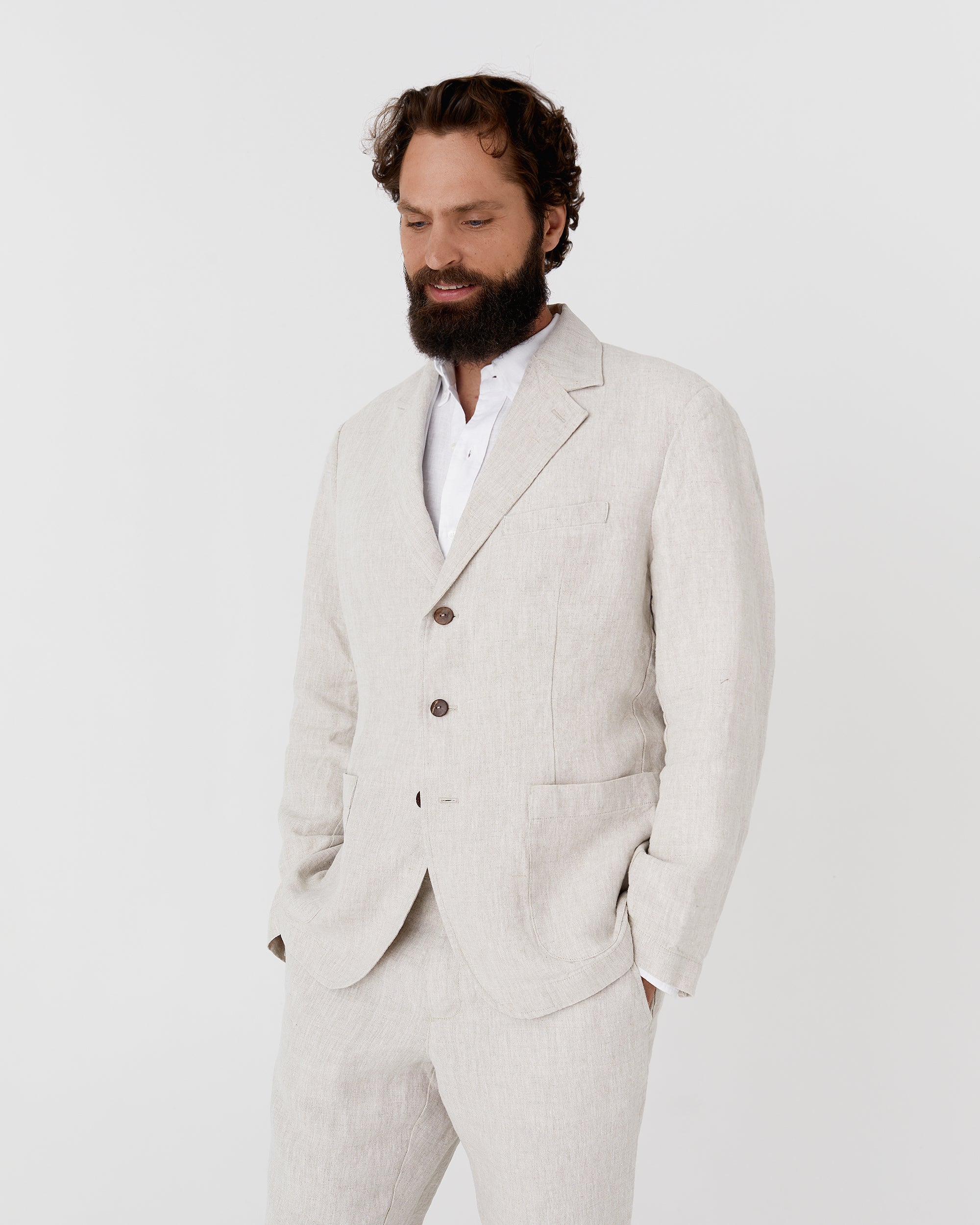 Men's Linen Blazer | Lightweight