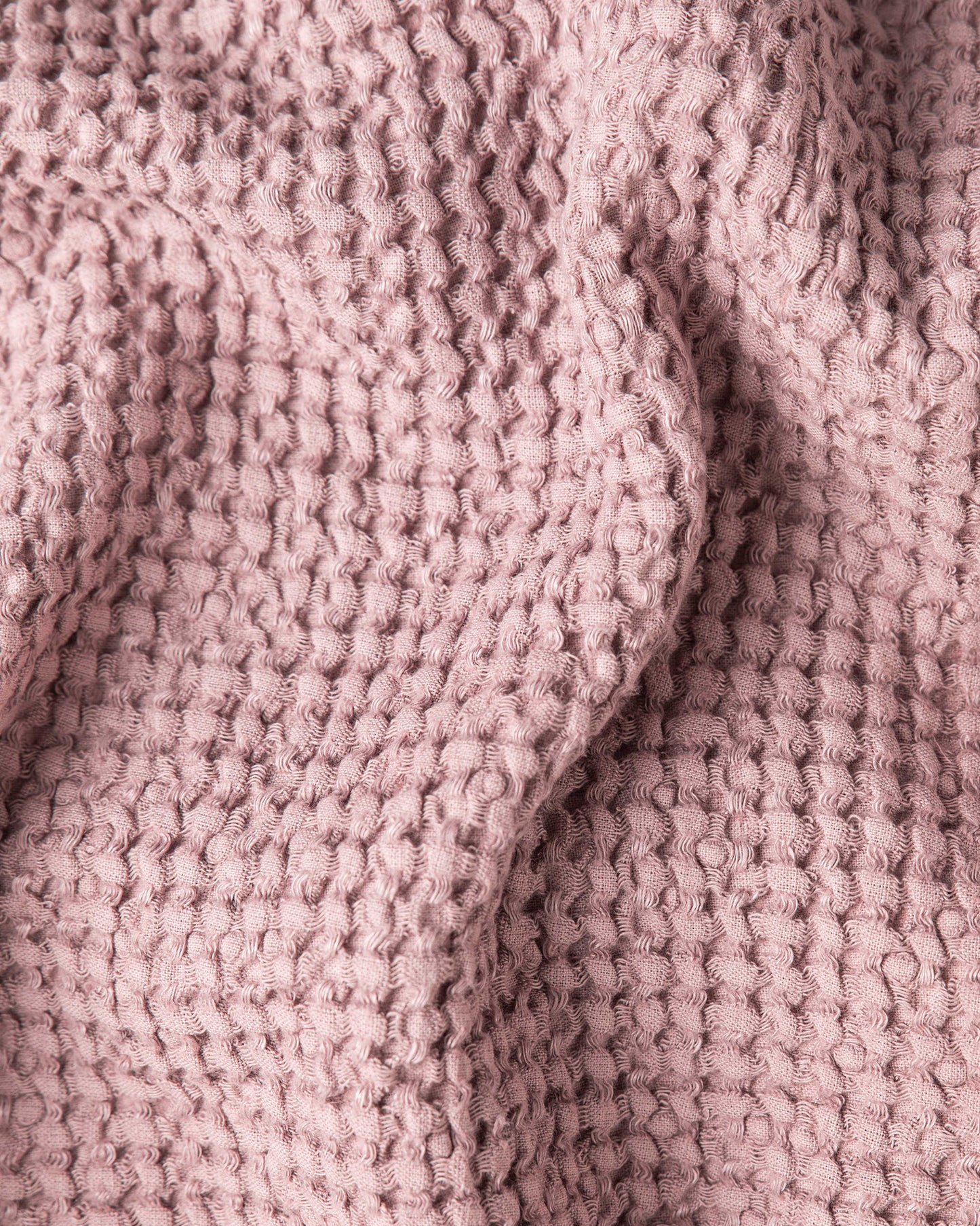 Waffle Kitchen Towel in Woodrose - MagicLinen