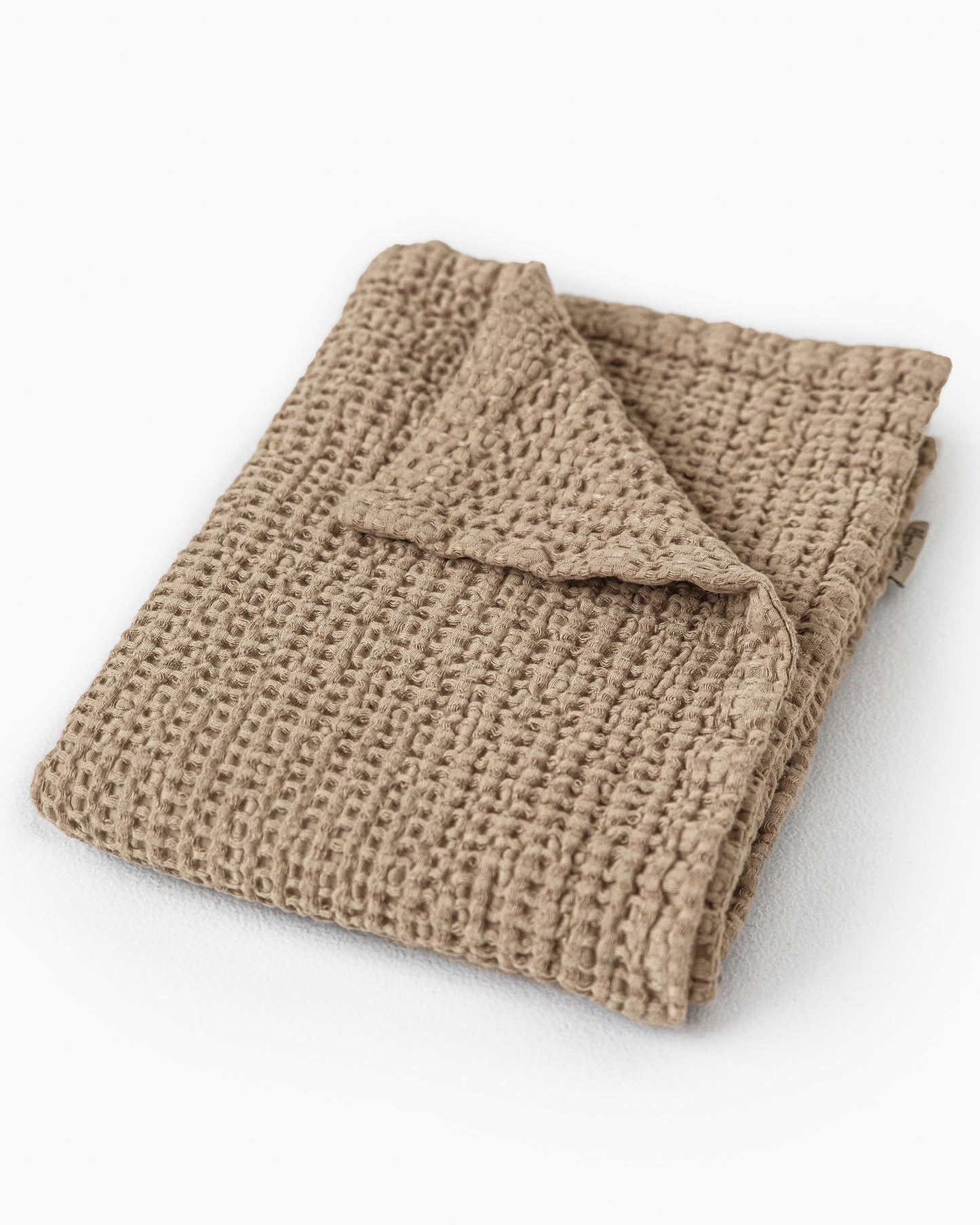 Waffle Bath Mat in Beige - MagicLinen