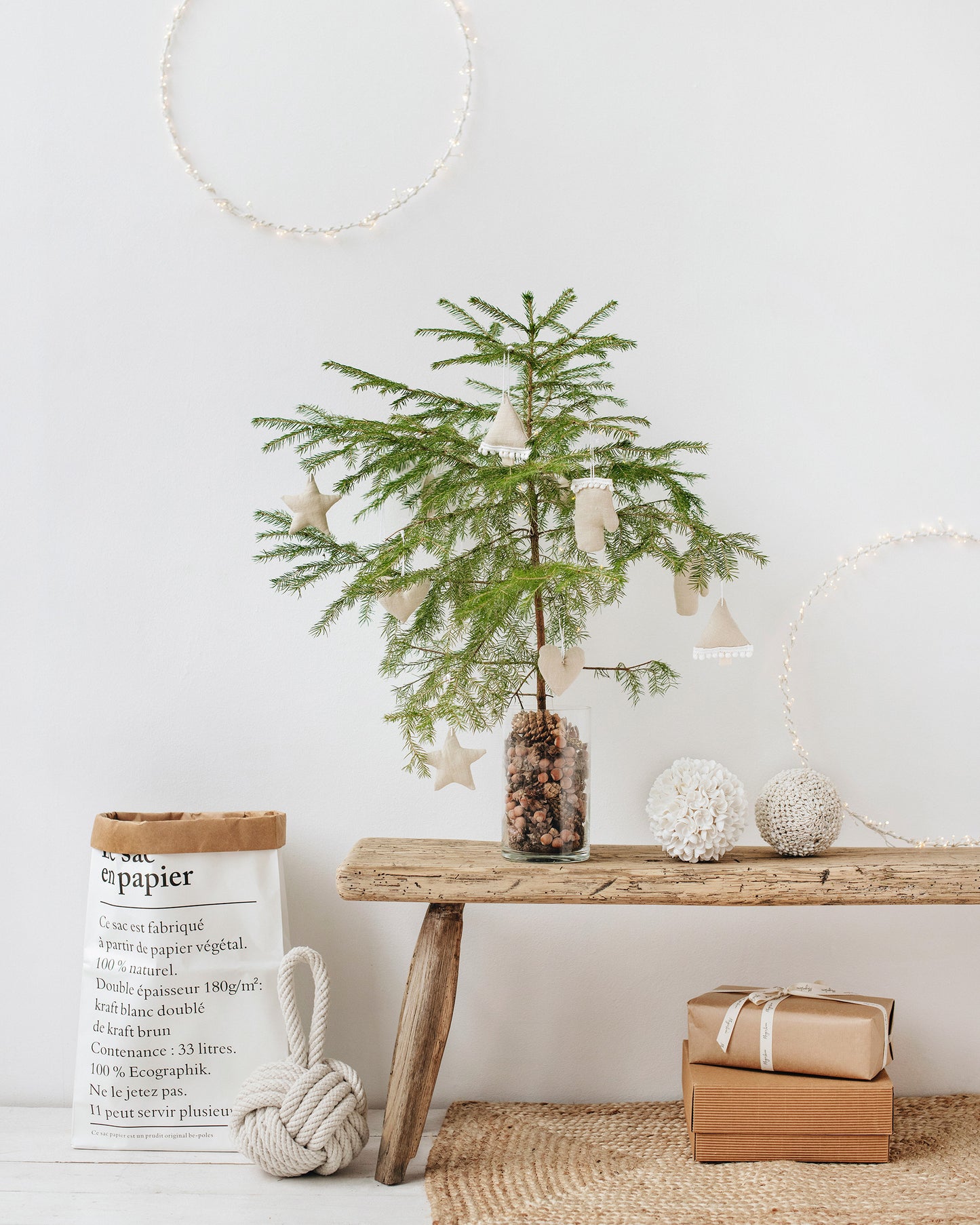 Christmas tree decorations (Set of 4)