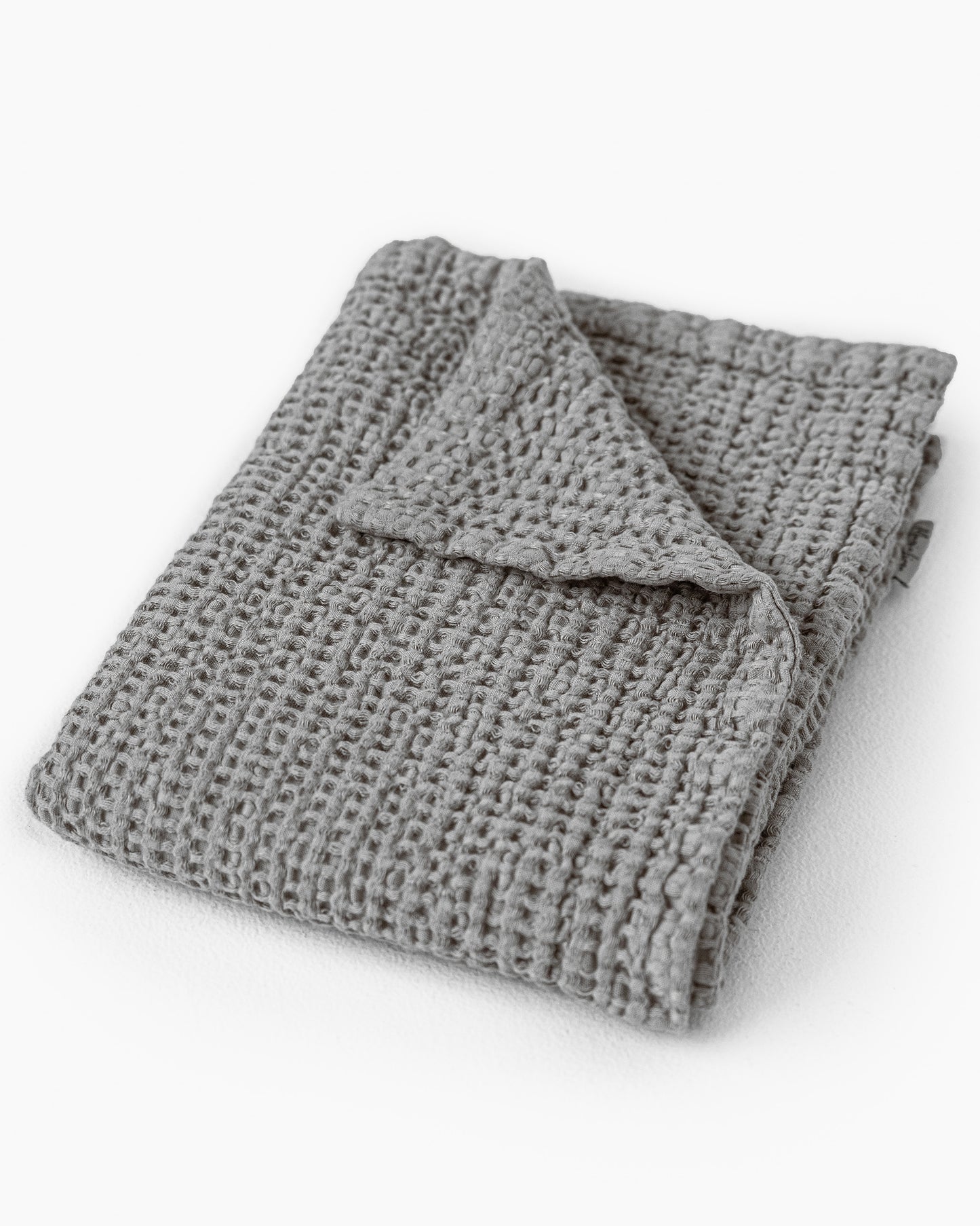 Waffle Bath Mat in Light gray - MagicLinen