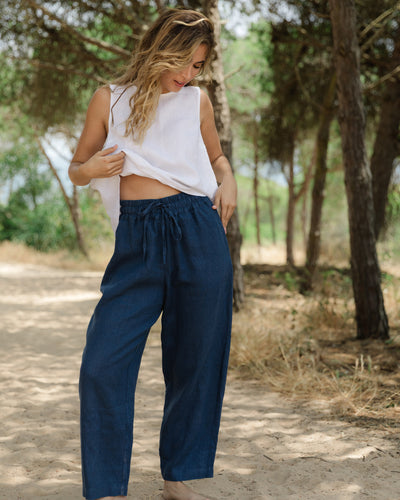 Made to order Linen pants GRENADINES