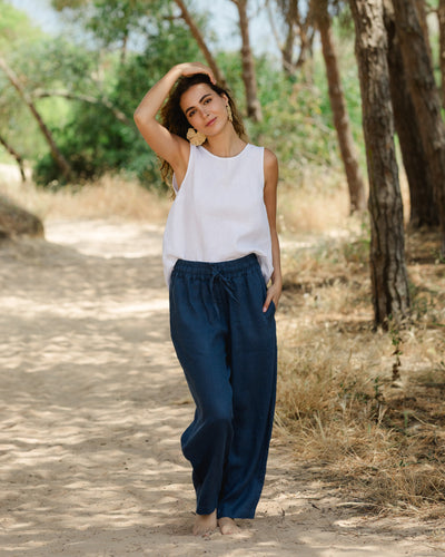 Made to order Linen pants GRENADINES