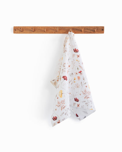 Linen Dish Towel in Meadow print | MagicLinen