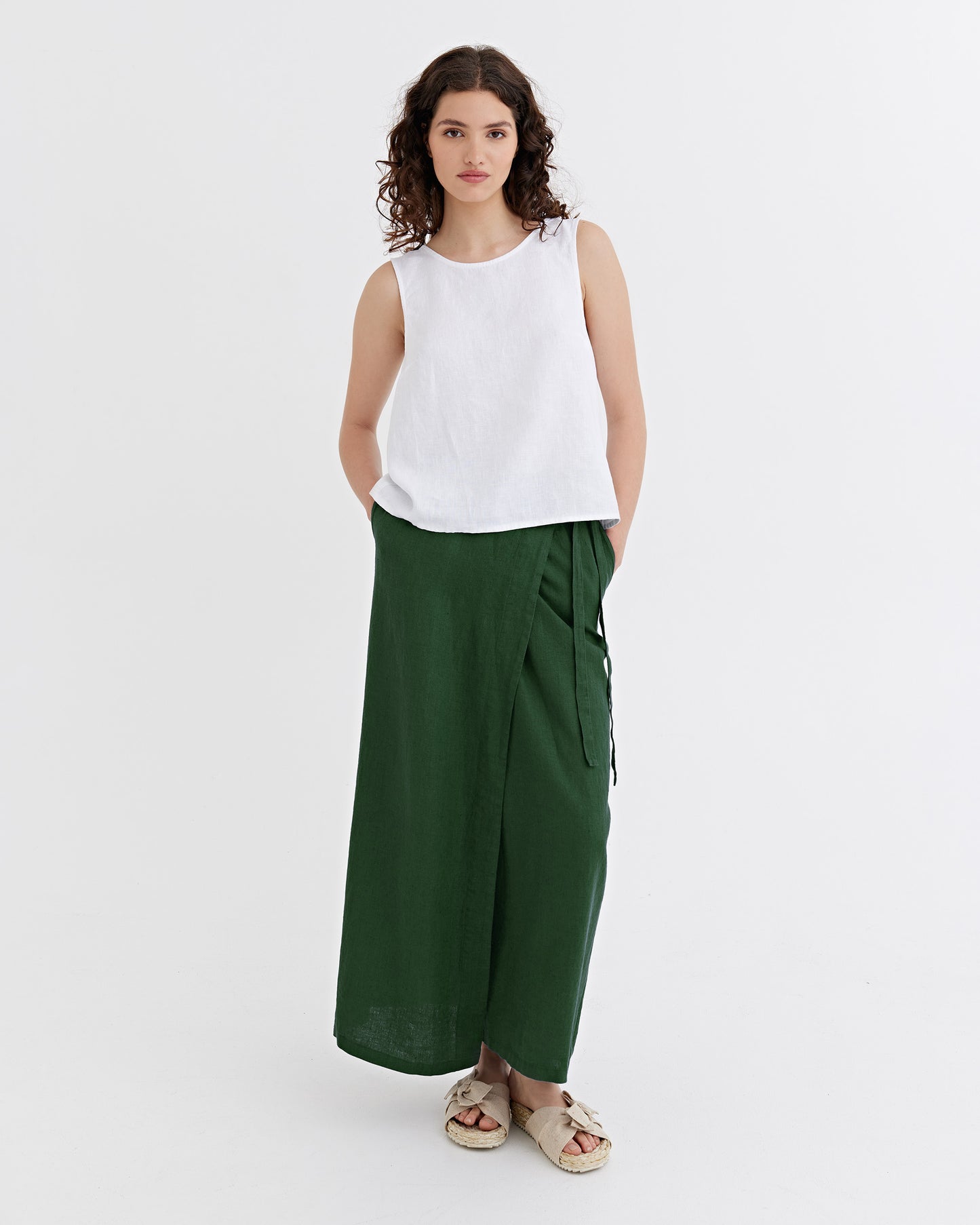 Made to order Linen skirt AZORES MAXI | MagicLinen