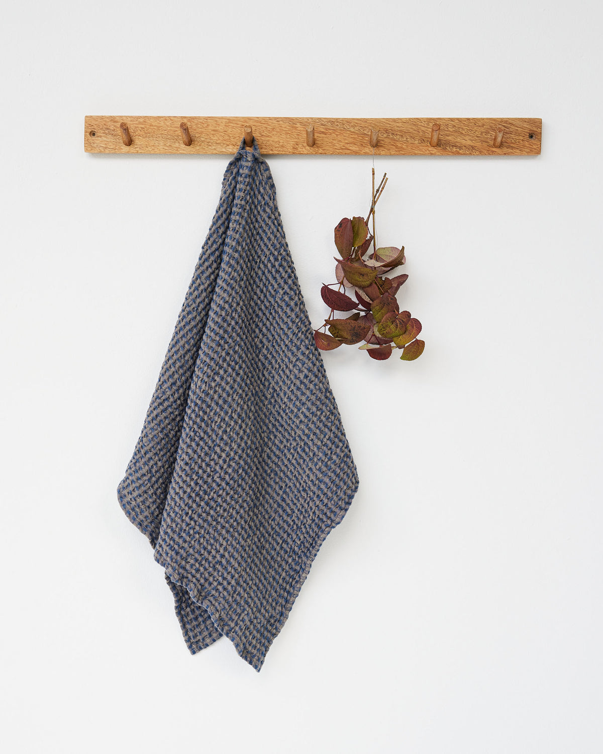 Midnight bronze waffle towel set (3 pcs)