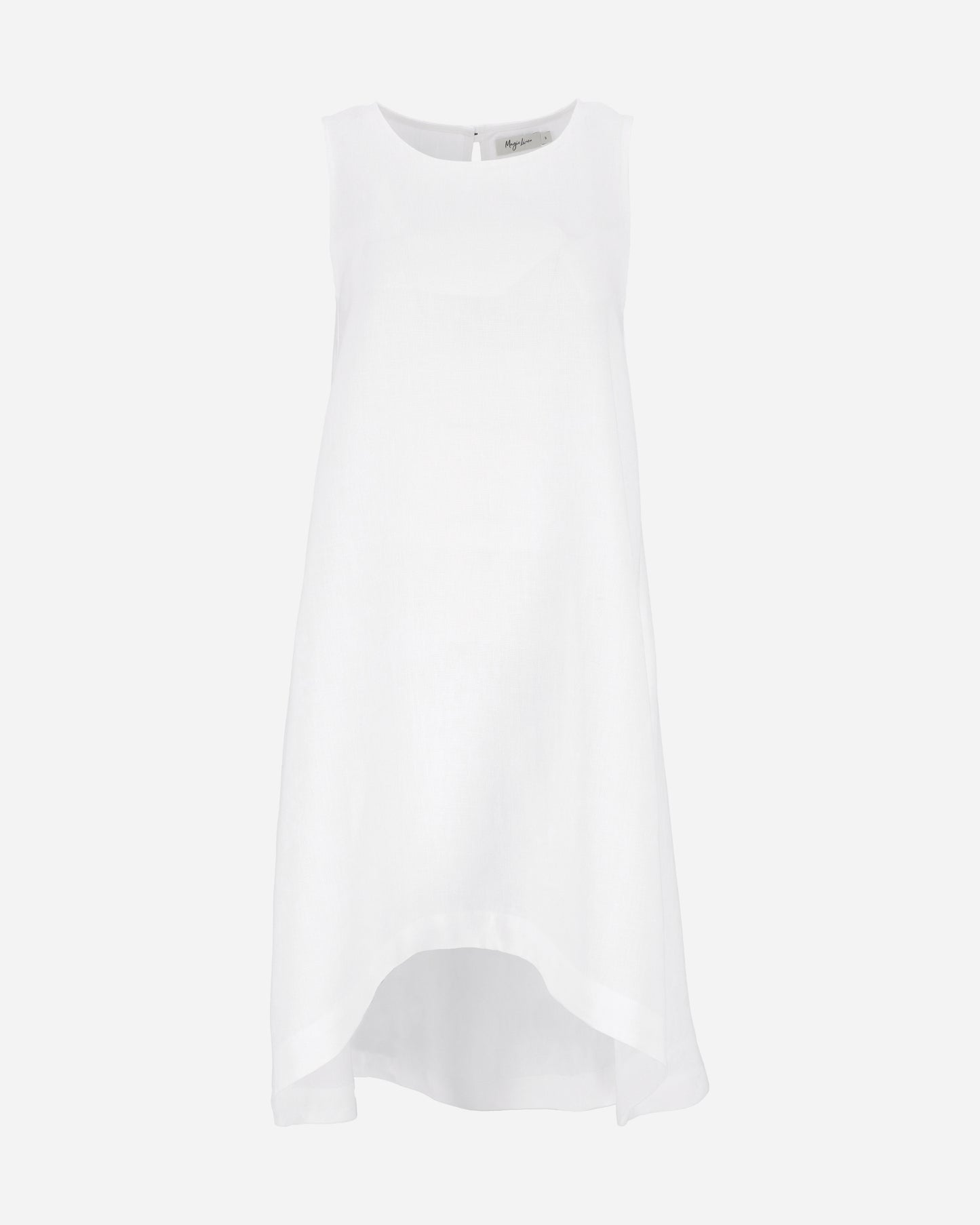 Royal TOSCANA linen dress in White - MagicLinen
