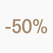 Sale -50% Off
