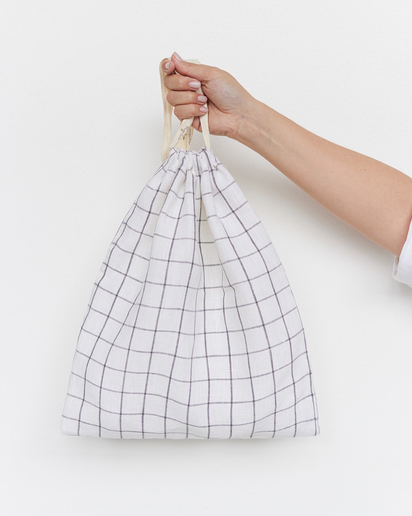 Set mit zwei Zero Waste Leinen-Produktbeuteln