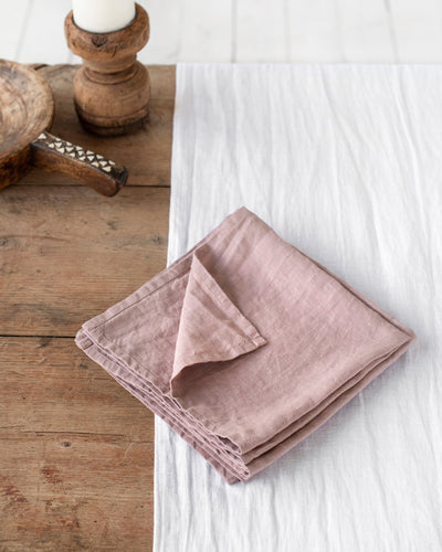 Woodrose linen napkin set of 2 - MagicLinen