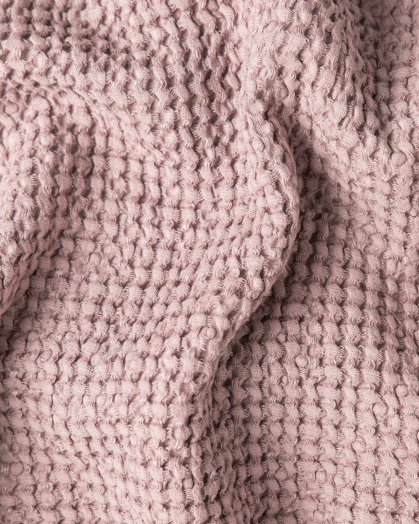Woodrose Waffle Blanket | MagicLinen
