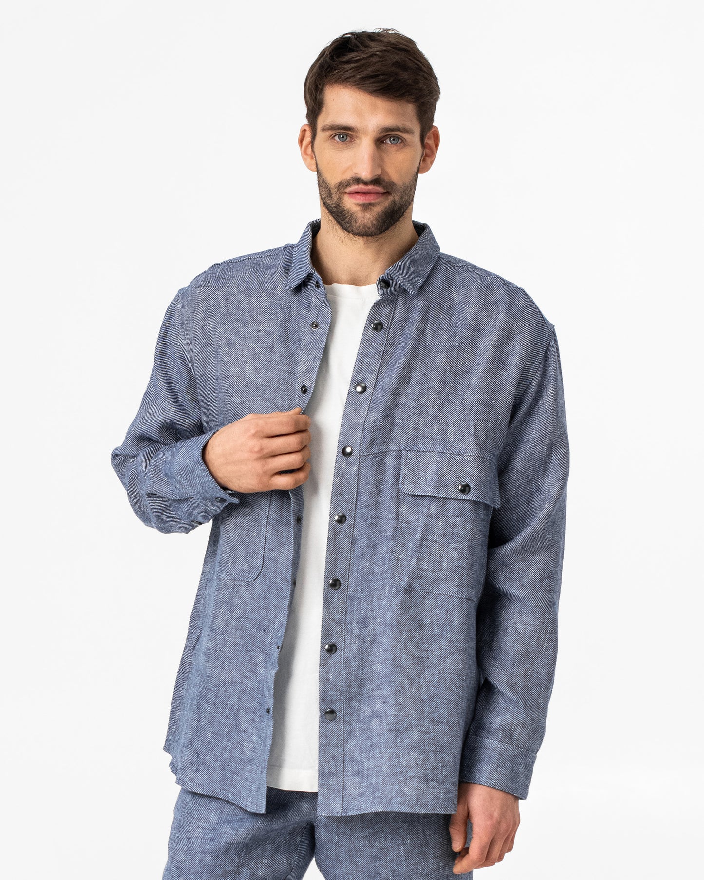 Men's linen shirt ASHEVILLE - MagicLinen