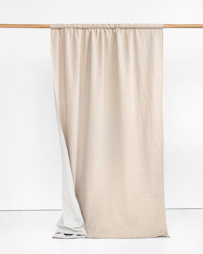 Blackout linen curtain panel (1 pcs) in Natural linen - MagicLinen