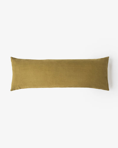 Body pillowcase in Olive green - MagicLinen