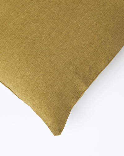 Body pillowcase in Olive green - MagicLinen