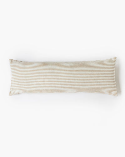 Body pillowcase in Striped in natural - MagicLinen