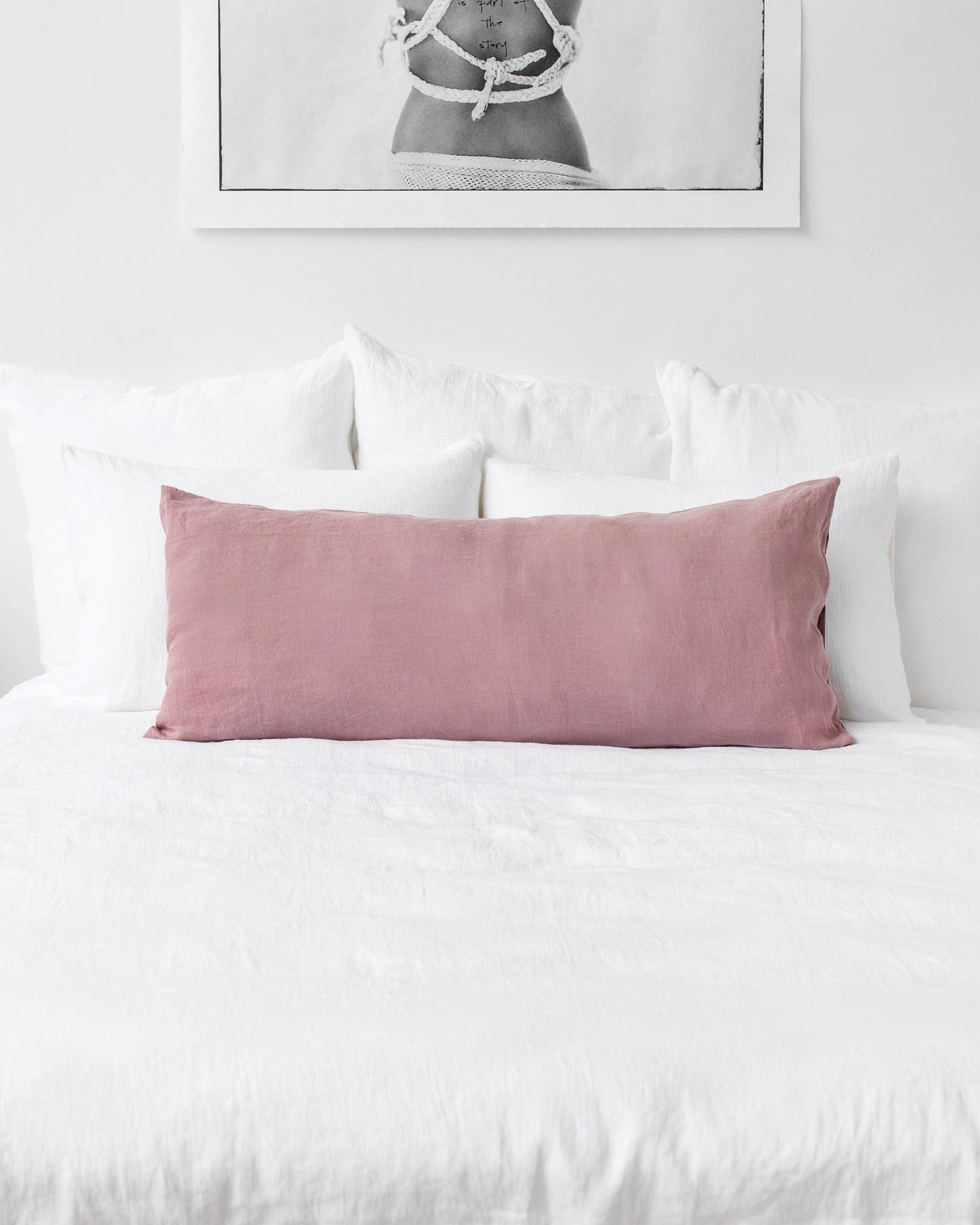 Body pillowcase in Woodrose - MagicLinen