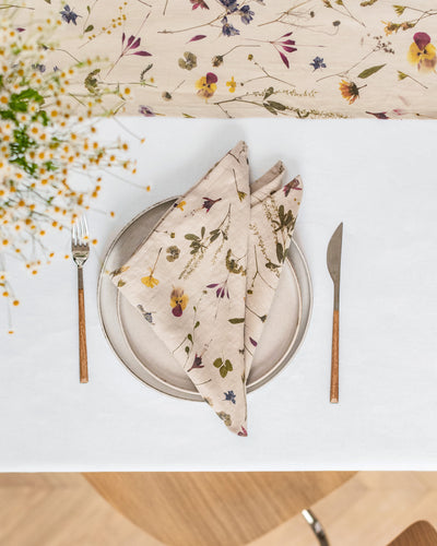 Linen napkin set of 2