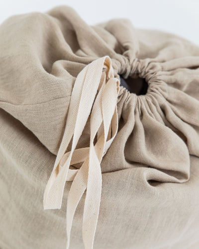 Linen laundry bag in Natural linen - MagicLinen