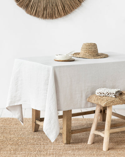 Light Gray Linen tablecloth - MagicLinen