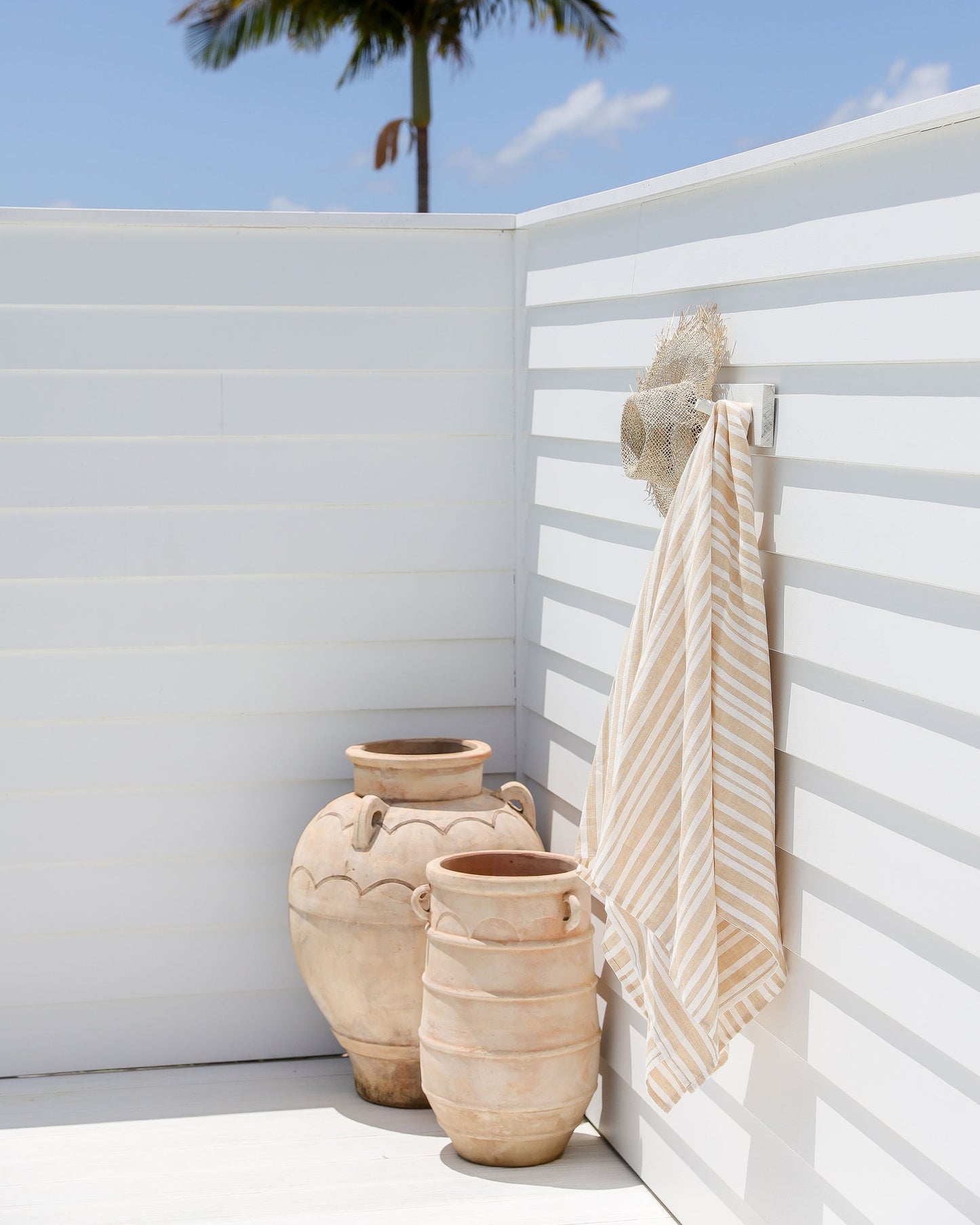 Linen beach towel - MagicLinen