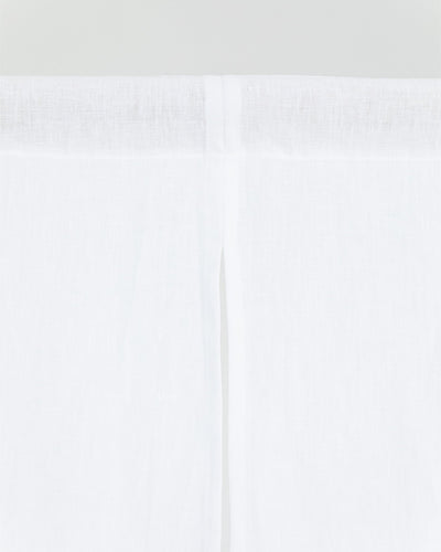 Linen noren curtains (1 pcs) in White - MagicLinen