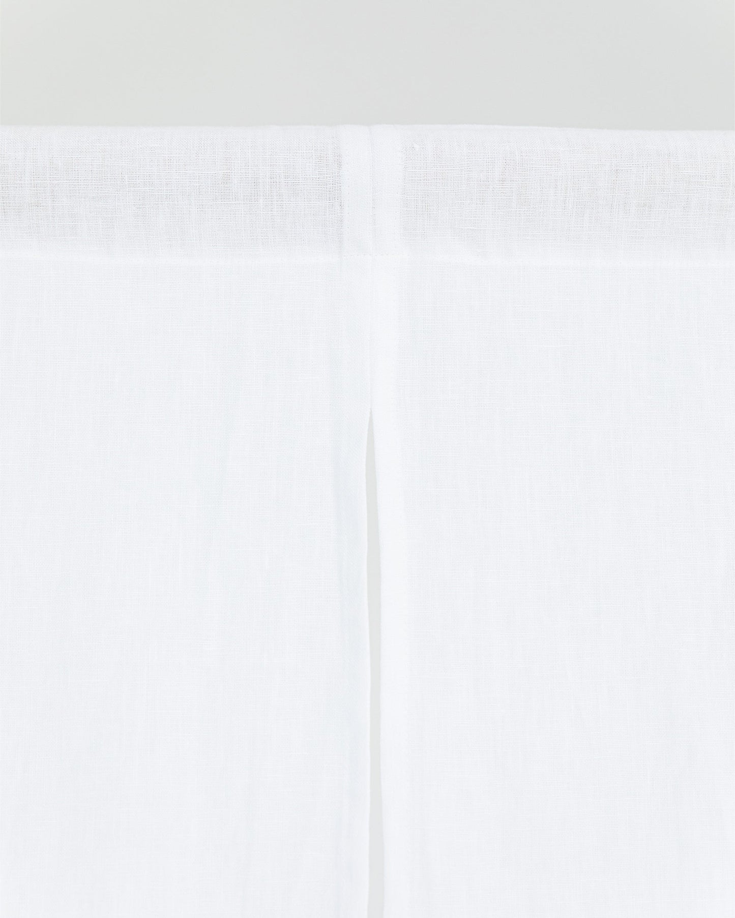 Linen noren curtains (1 pcs) in White - MagicLinen