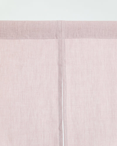 Linen noren curtains (1 pcs) in Woodrose - MagicLinen  Edit alt text