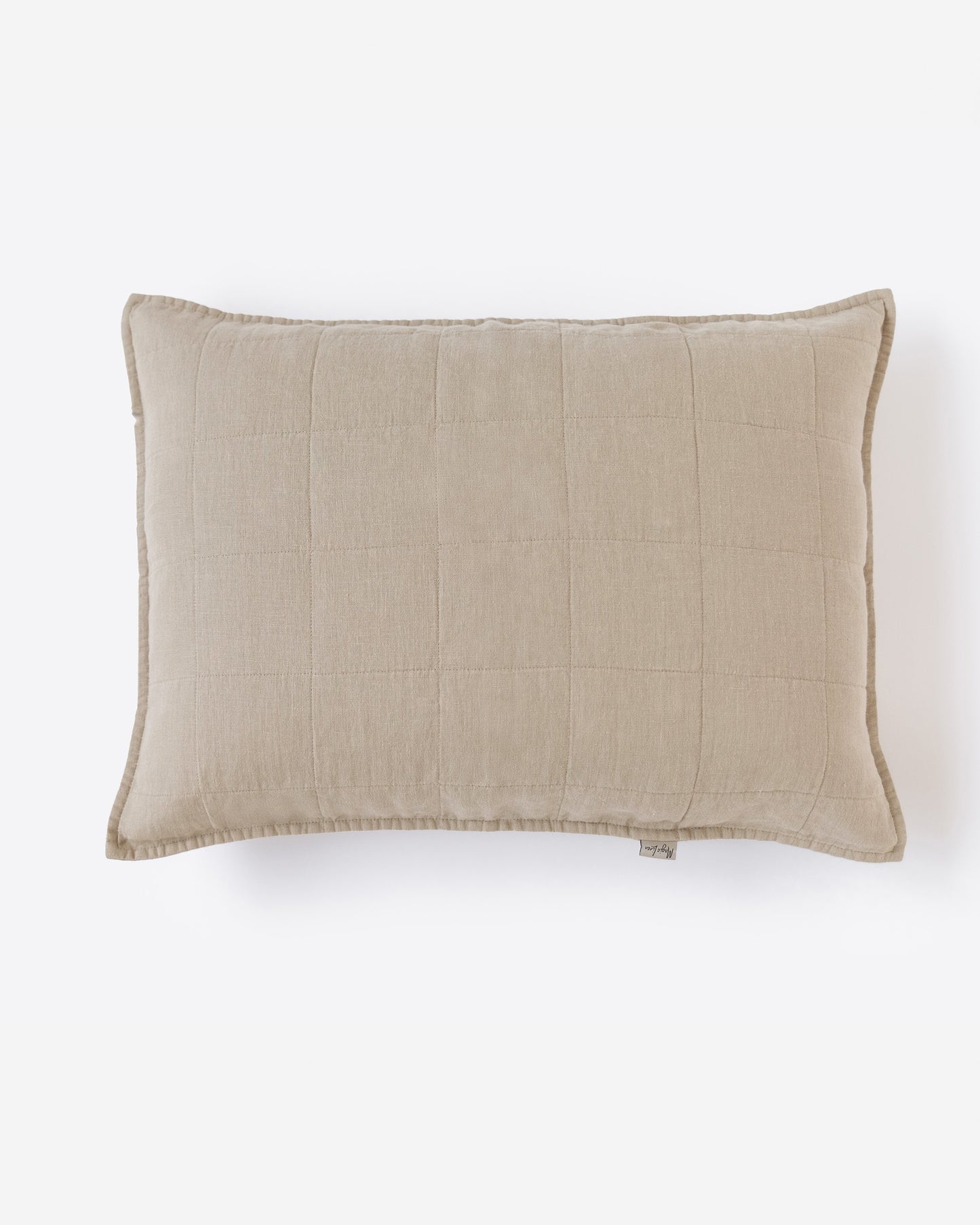 Quilted linen pillowcase set of 2 - MagicLinen