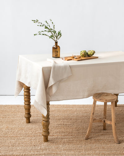 Natural Linen tablecloth - MagicLinen