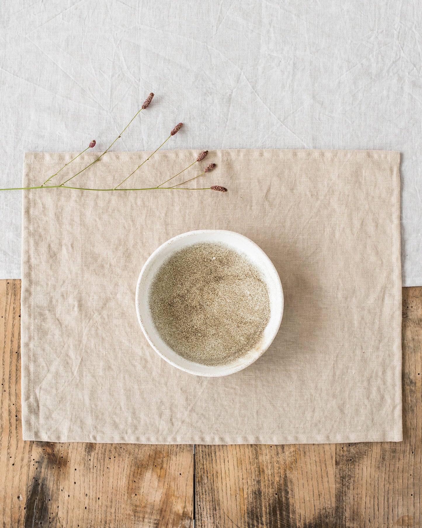 Natural linen placemat set of 2 - MagicLinen