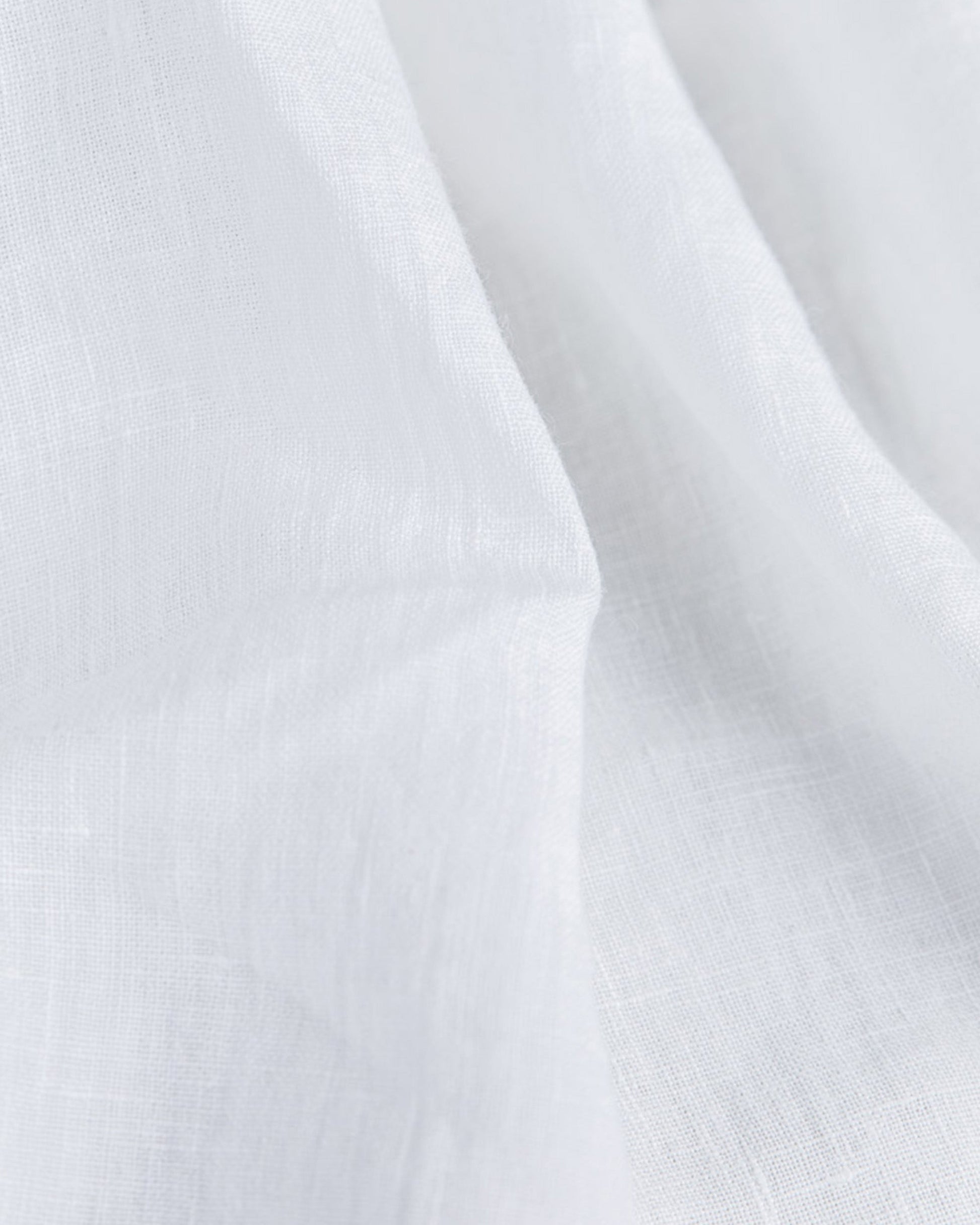 Custom size White linen flat sheet - MagicLinen