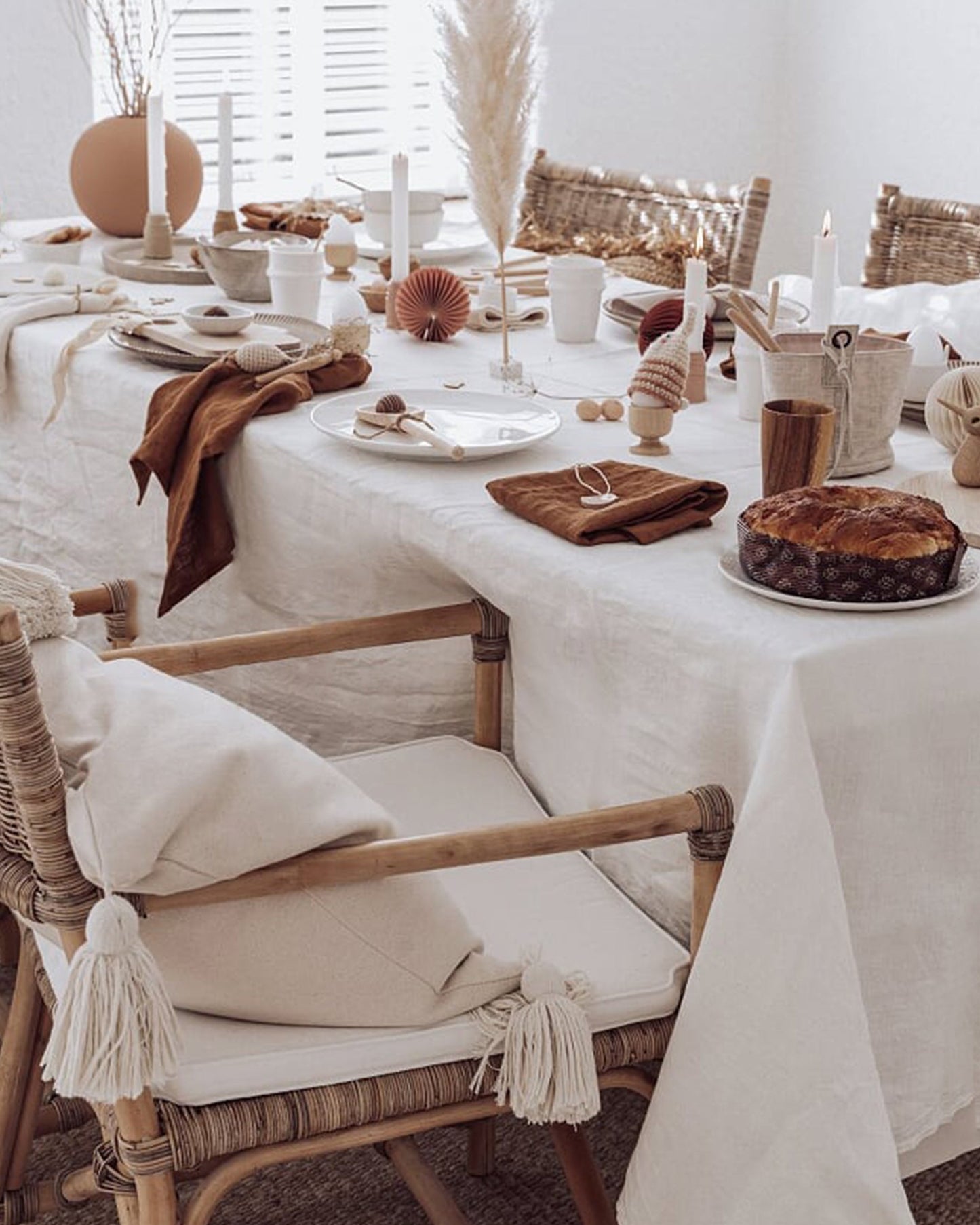 White Linen tablecloth - MagicLinen