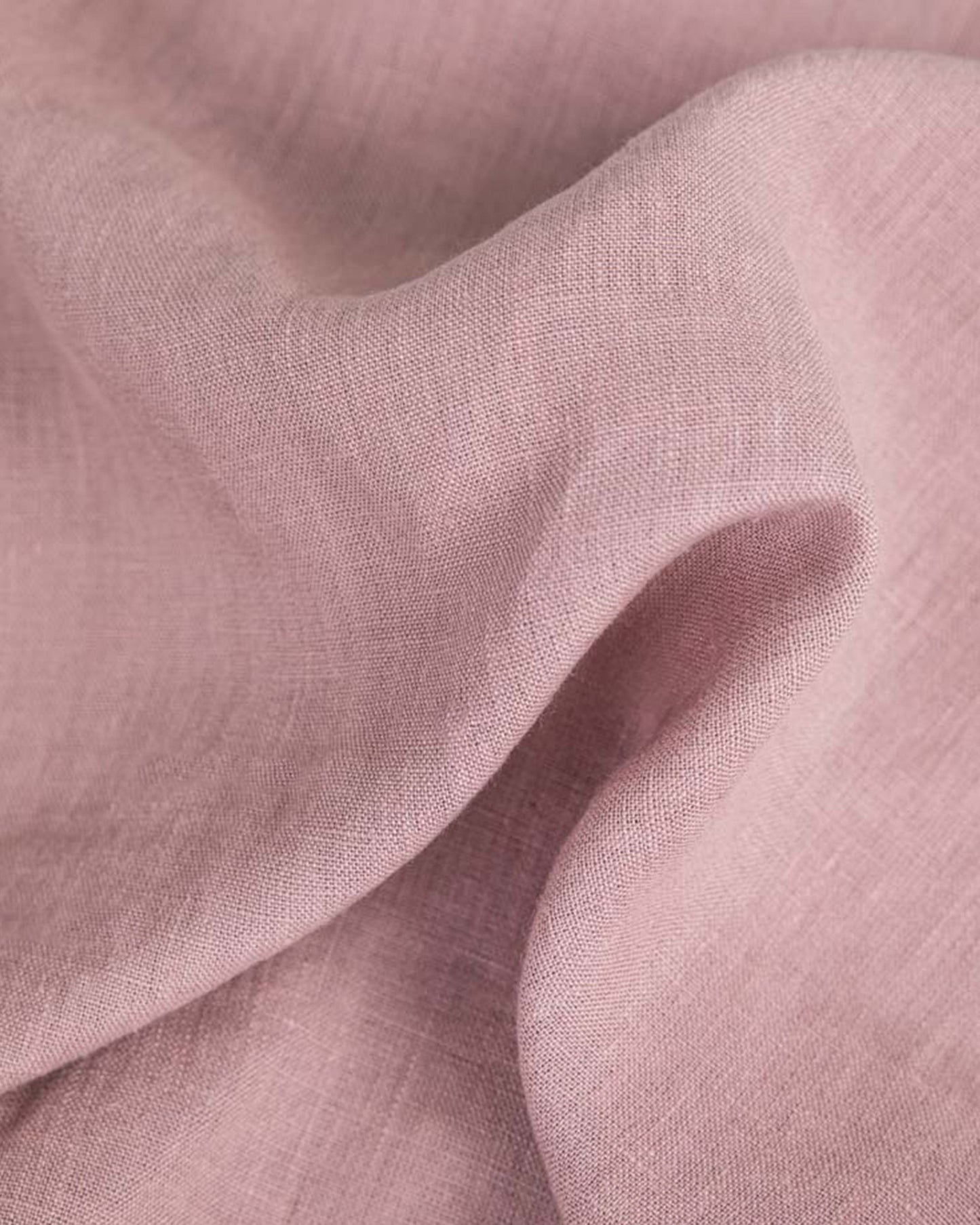 MagicLinen Woodrose linen sheet set, handcrafted in Lithuania, stonewashed finish