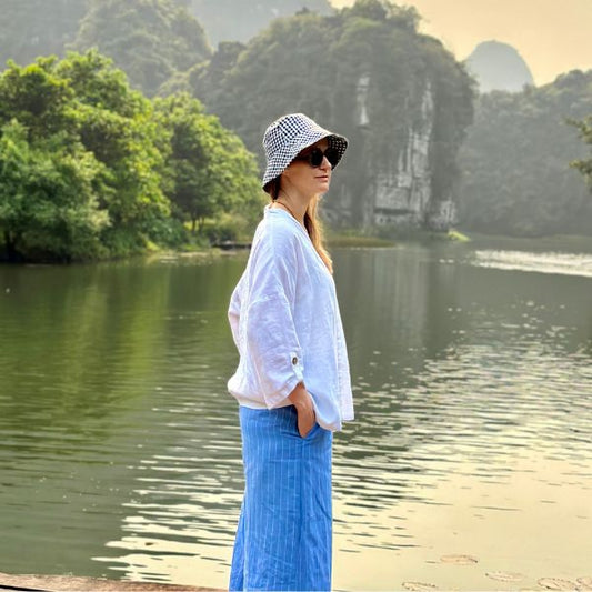 Inspiration from Our Founder: Functional and Stylish Vacation Outfits with Linen