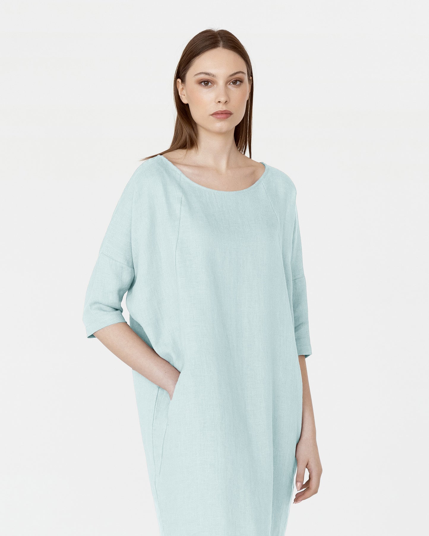 Relaxed fit linen dress ARUBA in Various colors