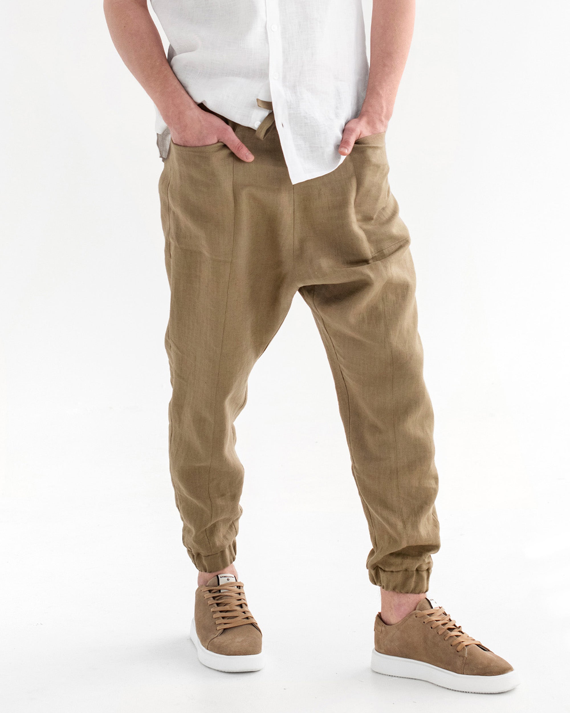 Ziggy Chen Tapered Drop Crotch Pants – LABELS
