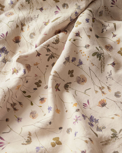 Botanical print linen placemat set of 2 - MagicLinen