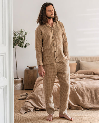 Shop Men's Linen Pajamas & Pajama Sets, 100% Linen