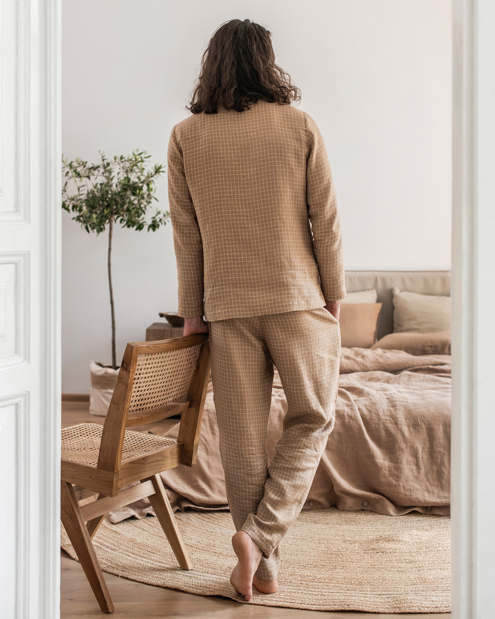 Linen Pajama Set, Linen Comfy Pajamas, Linen Loungewear -  Canada