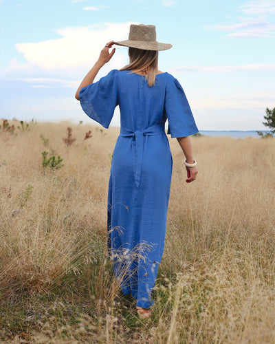 Maxi-Leinenkleid AGRA in verschiedenen Farben