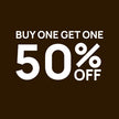 Buy One, Get One 50% Off