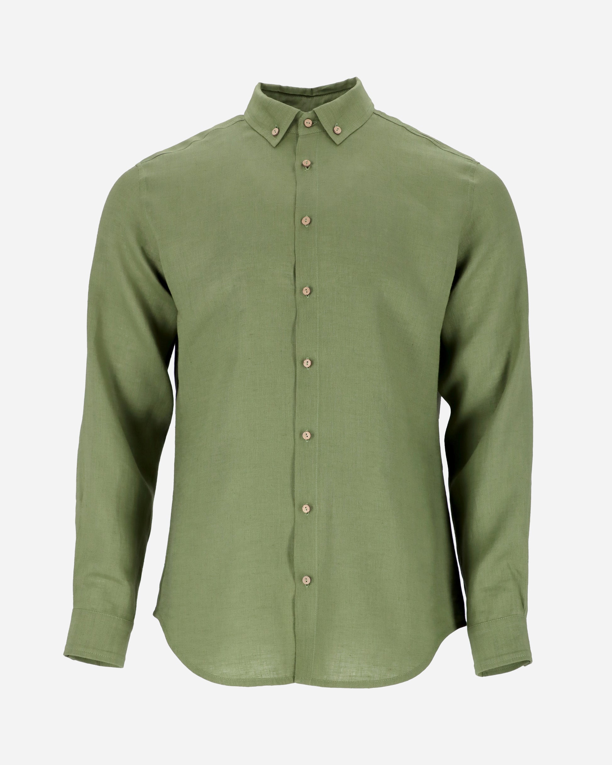 Men's Linen Shirt NEVADA in Forest Green | MagicLinen Men's Linen Shirt NEVADA in Forest Green | MagicLinen