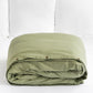 Sage linen-cotton duvet cover - MagicLinen