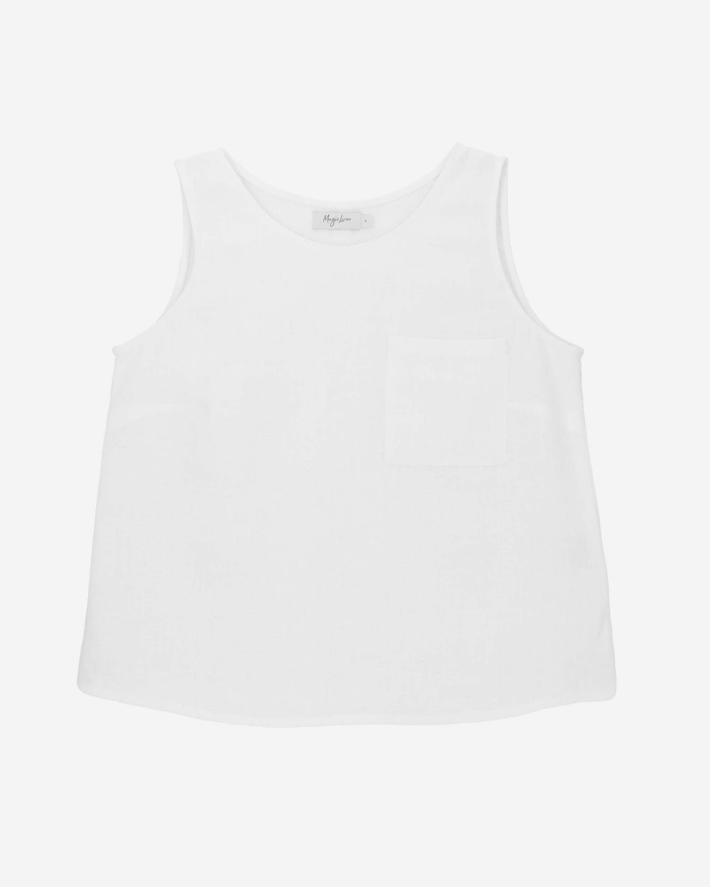 Chigant Cotton Linen Tank Womens White Tank Shirt Top V Neck Sleeveless  Cami Blouses Summer Basic Shirt Small at  Women's Clothing store